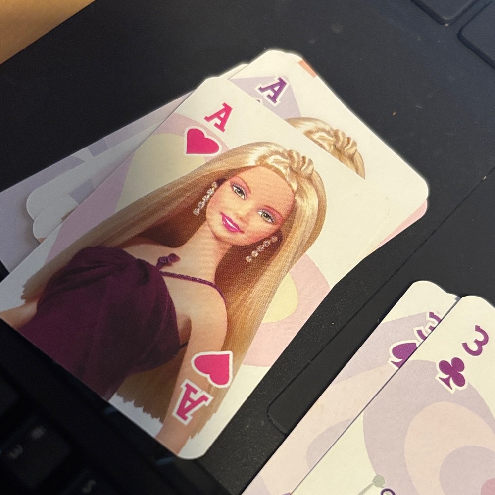 Mini Barbie Playing Cards 2”x3”